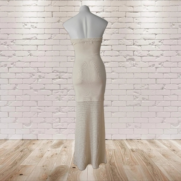 NWOT/ et clet  Crochet-Trimmed Maxi Dress - Picture 7 of 11